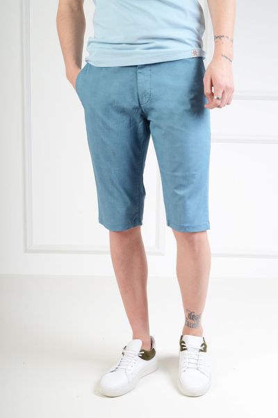 

bermuda slim fit blue men 's shorts, White;black