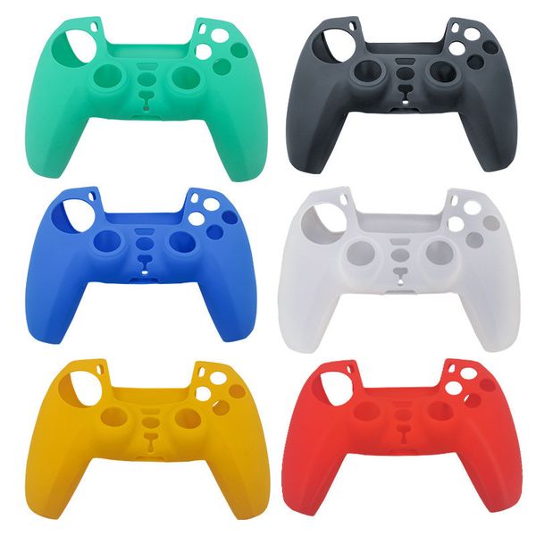 

new 6 colors soft protective cover silicone case skin for playstation 5 ps5 controller gamepad protector anti-slip cap ps5 joystick cover