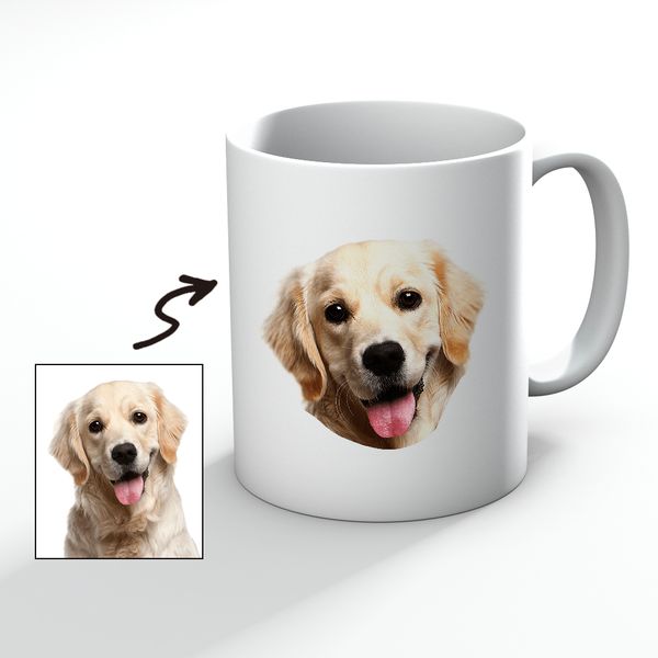 

custom customized p with face mug personalized q1218