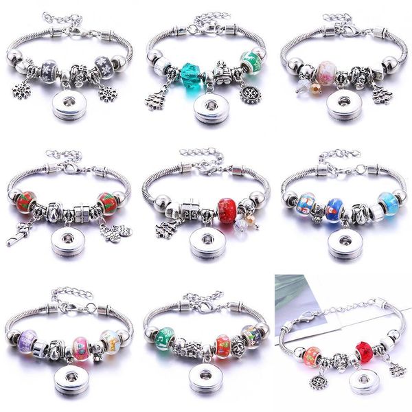 

mix snap bracelets for women leather metal snap button bracelet bangle fit 18mm snap jewelry bracelets beads making jewelry q bbygco, Golden;silver