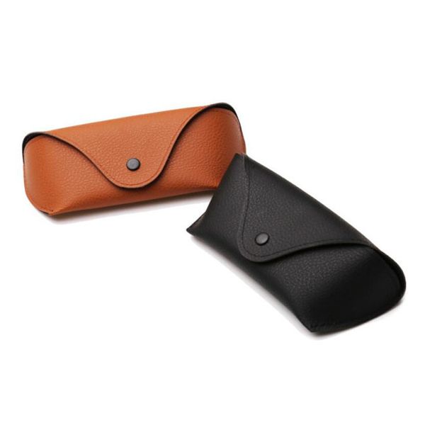 Классика моды коричневые черные солнцезащитные очки Soft Case Retro Design Leatherces Box Lunettes Gafas Eyeglass Case Высокое качество