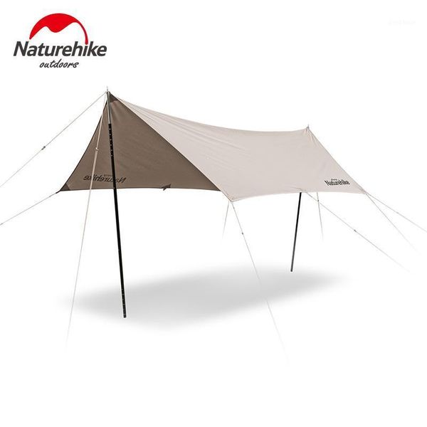 

naturehike cotton hexagonal awning tent large space hiking outdoor camping canopy 4.5kg sunscreen sun shelter travel portable1