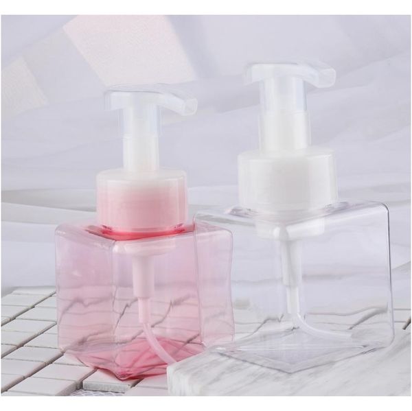 

11pcs/lot plastic clear liquid foaming refillable bottles froth pump soap dispenser shampoo lotion bottling w jllpof warmslove