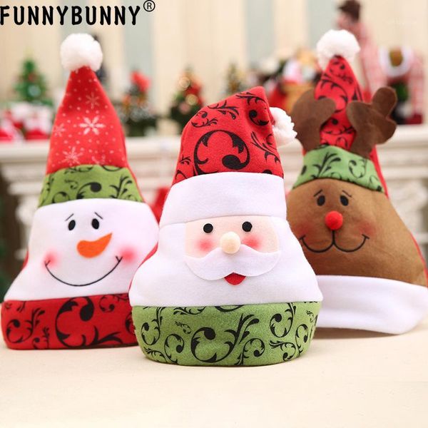 

funnybunny cute santa claus snowman elk christmas hat1