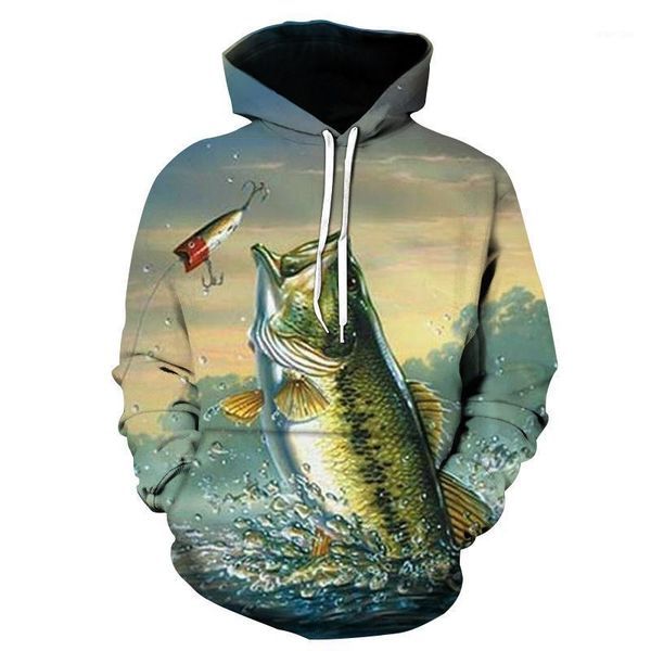 

2020 3d fishing harajuku print spring autumn men' hoodies male casual hoodies sweatshirts men's hoodie sweatshirt fashion 1, Black