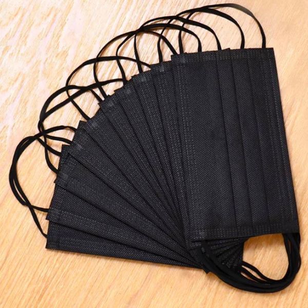 

factoryvrnk3-layer ship black protection disposable with earloop mouth sanitary outdoor masks fashion designer face