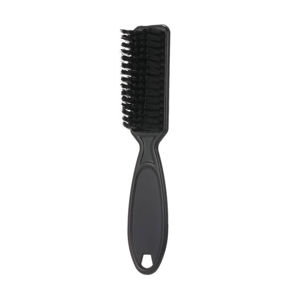 

hair cleaning brush with plastic handle barber neck duster unwanted hair removal comb hair styling hairdressing tools wmtrmb, Silver