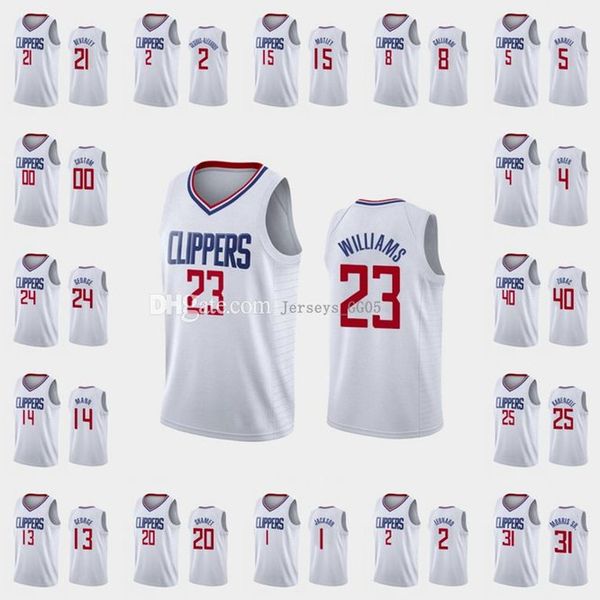 

los angeles clippers men paul george kawhi leonard lou williams montrezl harrell abc women youth white custom association jersey, Black;red