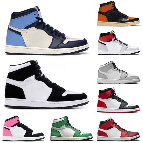 

original 1 1s jumpman basketball shoes mens womens obsidian high chicago shattered backboard sneaker mid smoke grey low cactus jack trainers