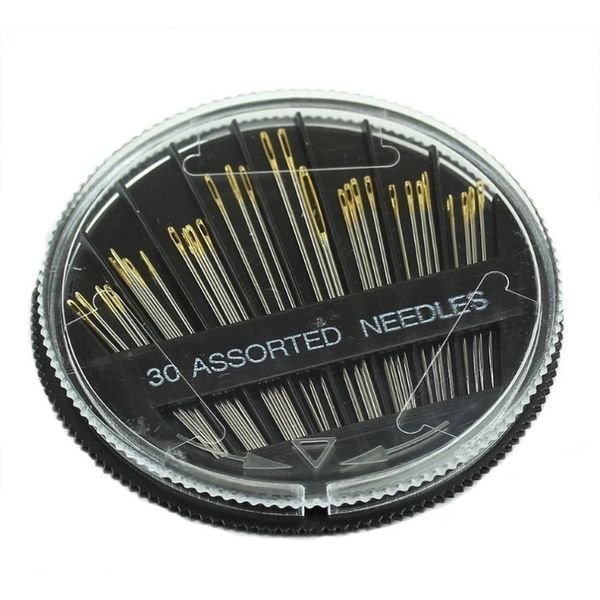 

30pcs assorted hand sewing needles embroidery mending craft quilt sew case metal silver 30pcs assorted h bbyisd xmhyard