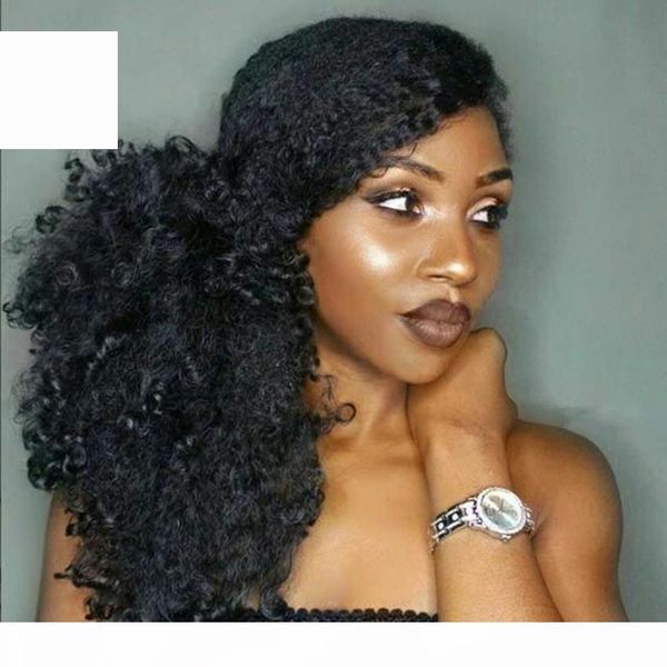 

100% remy human hair ponytail extension drawstring 140g piece hairpiece with clip in comb binding ponytail extension for girl lady full curl, Black