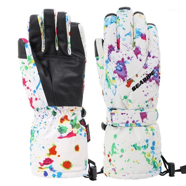 

searipe ski gloves waterproof windproof warm skiing and snowboarding men women gloves motorcycle riding winter touch screen1