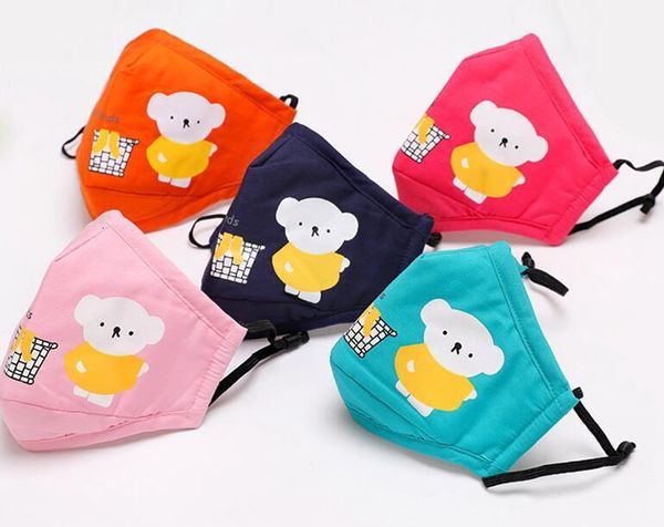 

factory kids cotton pm2.5 washable face with goggle anti-dust mask colorful non-woven fabric children cloth masks ewb261 pq961