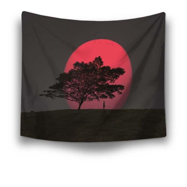 

wall hanging tapestries wall tapestry cozy natural scenery polyester printed bedroom decor boho art printing tapestry tapiz wmtqnl