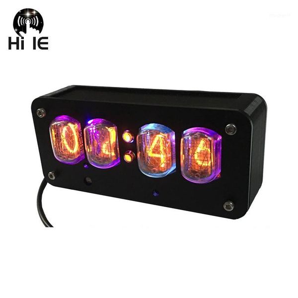 

in12 fluorescent tube clock glow clock gps timing creative home digital nixie1