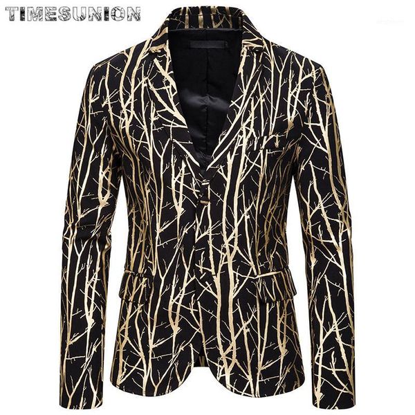 

men's suits & blazers men blazer jacket cotton luxury print prom suit single-breasted party male nightclub slim fit wedding jacket1, White;black