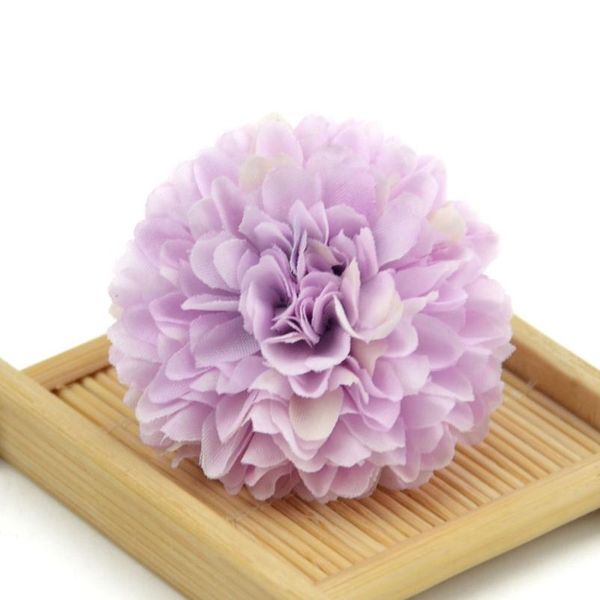 

10pcs 5cm silk carnation artificial pompom flower head hydrangea home wedding decoration diy scrapbooking fake flower bbypkb