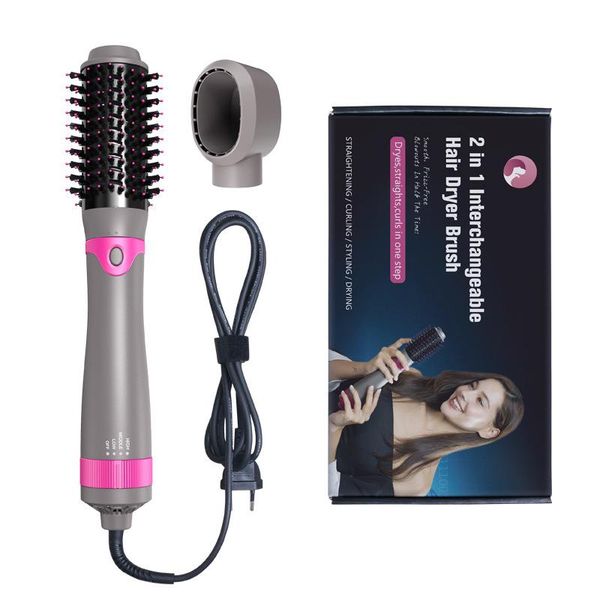 

electric hair brushes 1000w220v dryer air brush styler and volumizer straightener curler comb one step ion blow