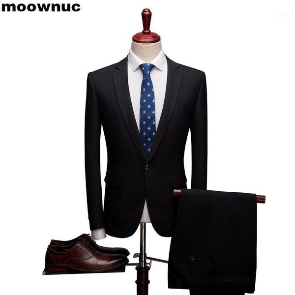 

2020 spring mens suits stylish slim business casual suit wedding dress men's one button-down suits size s-3xl1, White;black