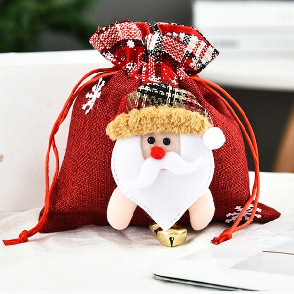 

candies christmas gift bag chocolates santa sack gift bag tree hanging decor 19*18cm