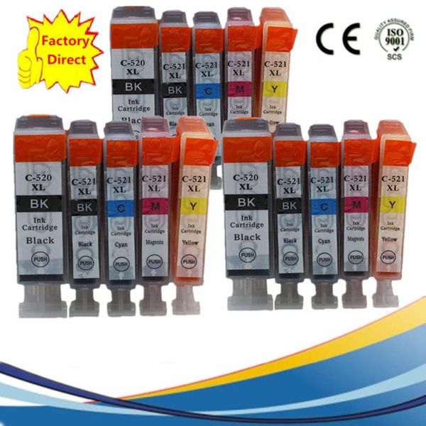 

pgi 520 pgi520 pgi-520 pgi-520xl cli521 xl inkjet cartridges replacement for pixma mx-860 mx-870 mp-540 mp-550 mp-560