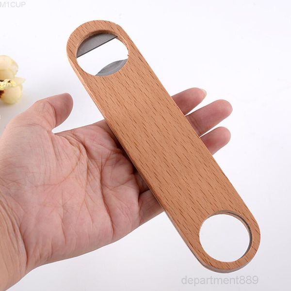 

wood flat bottle vintage wooden handle kitchen wine openers for party beer opener bar supplies owe1213