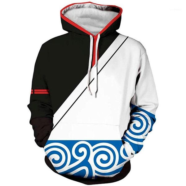 

new anime gintama sakata hoodie kimono autumn winter thick hoodies fashion hooded jacket hooded leisure sweatshirt jacket1, Black