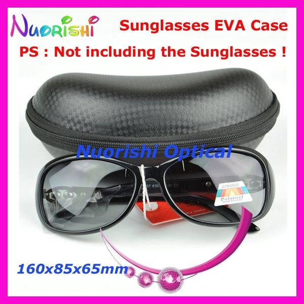 

20pcs black fashion sunglasses eyeglass glasses sunglass zipper eva case box ml028 t200505