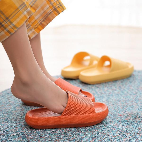 

slippers universal quick-drying thickened non-slip sandals thick sole house bathroom footwear summer beach sandal slipper, Black