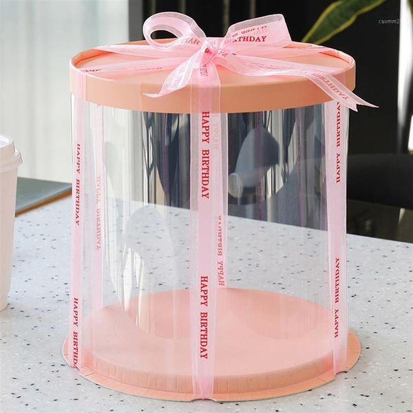 

1pcs plastic cupcake packaging cake box dome containers wedding party favor boxes supplies baking packing box1