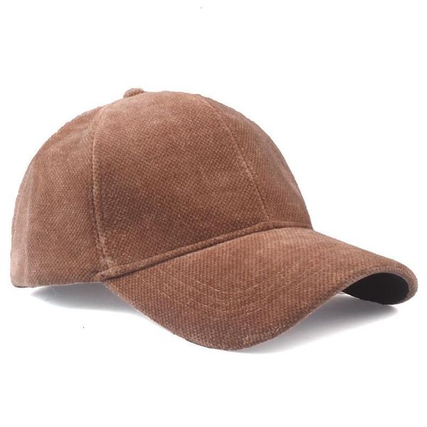 

corduroy baseball cap men and women ball caps autumn winter fashion woolen solid color thick warm hat, Blue;gray