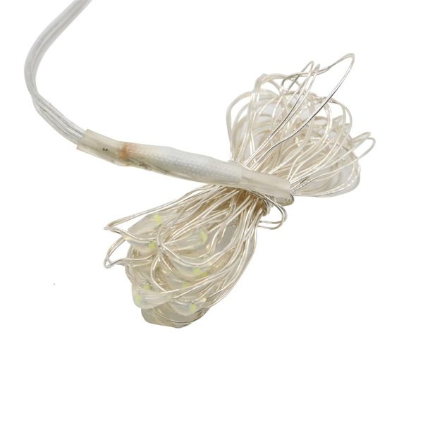 

1v93wire aa battery power operated led copper silver fairy lights string 50leds 5m christmas xmas home party decoration