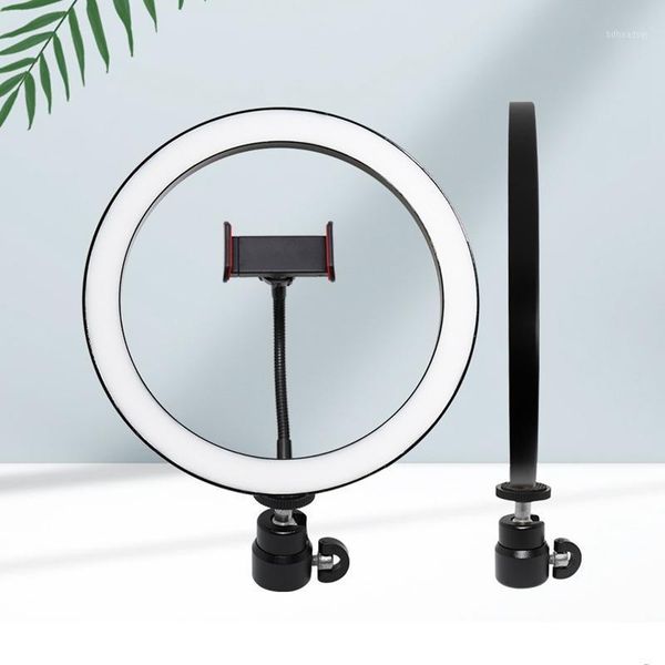 

10 inch led ring light with tripod stand kit for camera phone selfie video live stream1