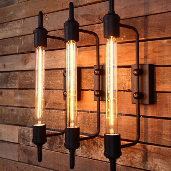 

wall lamp vintage creative e27 cafe restaurant club bar pub bedroom light corridor aisle balcony lights bra retro loft sconce