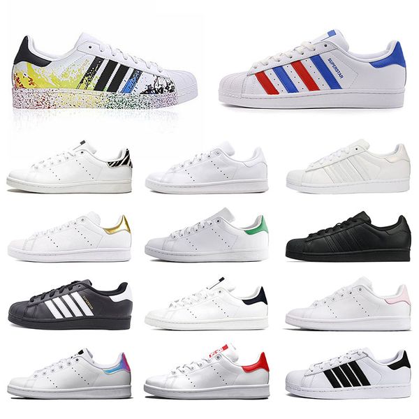 

stan smith superstars casual shoes men women chaussures triple white black dark blue zebra womens mens trainers ourdoor sports sneakers