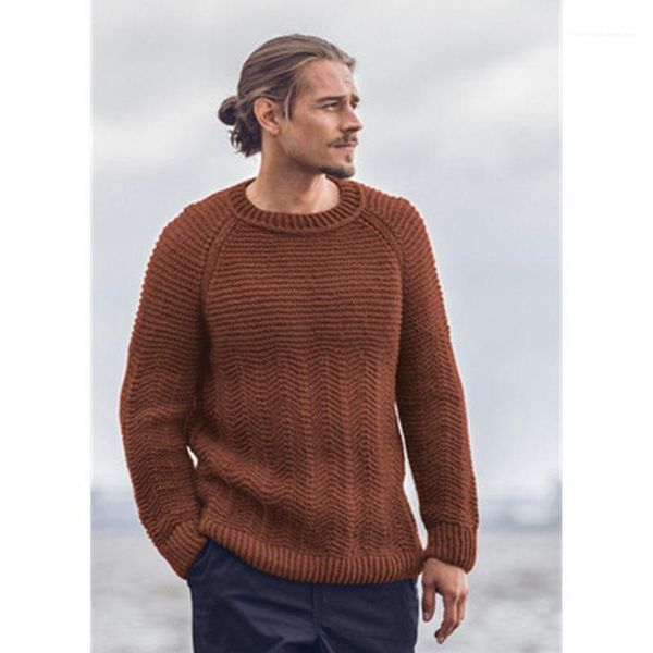 

man solid color knitting sweaters fashion trend long sleeve round neck pullover sweater male spring new loose casual bottoming, White;black