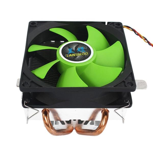 

fans & coolings lanshuo 2 copper tube downward blowing type 775amd1155 deskcomputer radiator (209 horizontal tower 3 wires without light