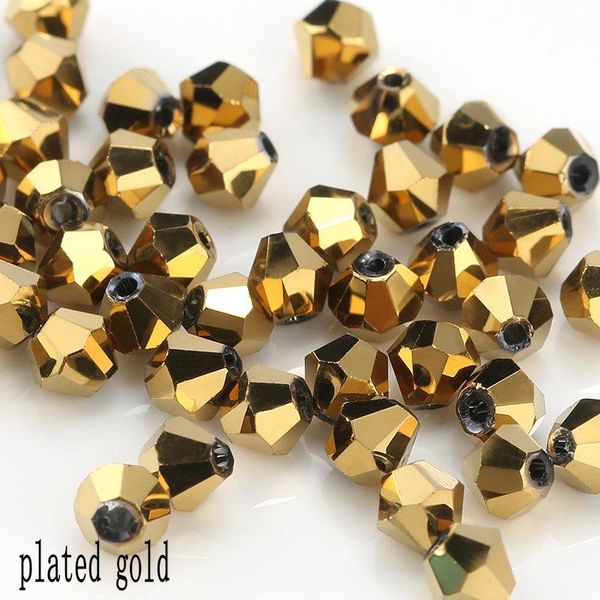 

4mm crystal beads jewelry beads bicone beads plated ab glass for bracelet necklace jewelry making diy 100pcs wmtlpn