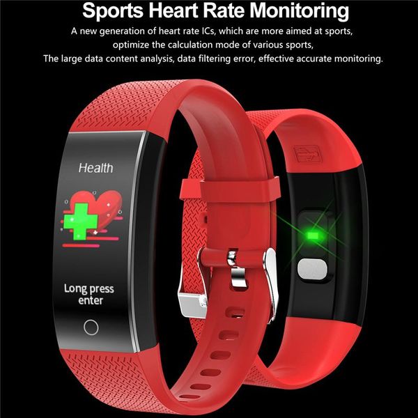 

bluetooth fitness bracelet qw18t smart watch ios android men women ip68 waterproof sport watch smart body temperature measuring sqcvjq