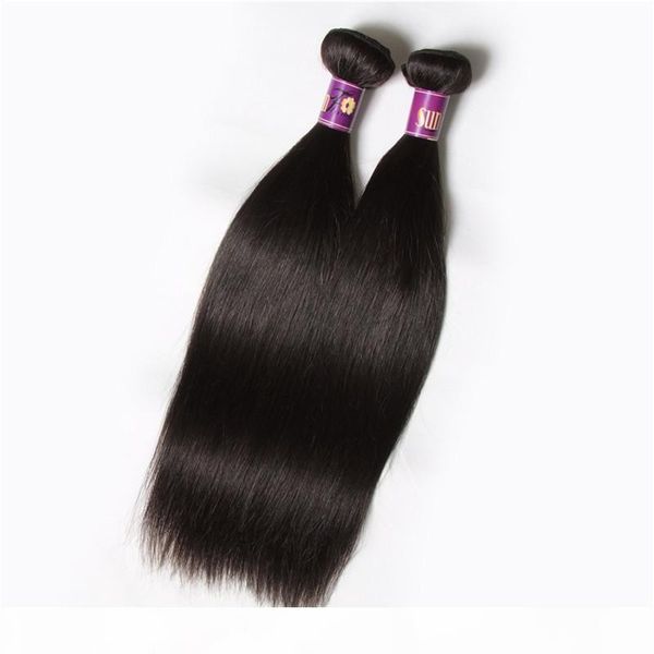 

cambodian virgin hair straight unprocessed human hair silky straight brazilan virgin hair 3 pcs bundles lot weaving weaves, Black