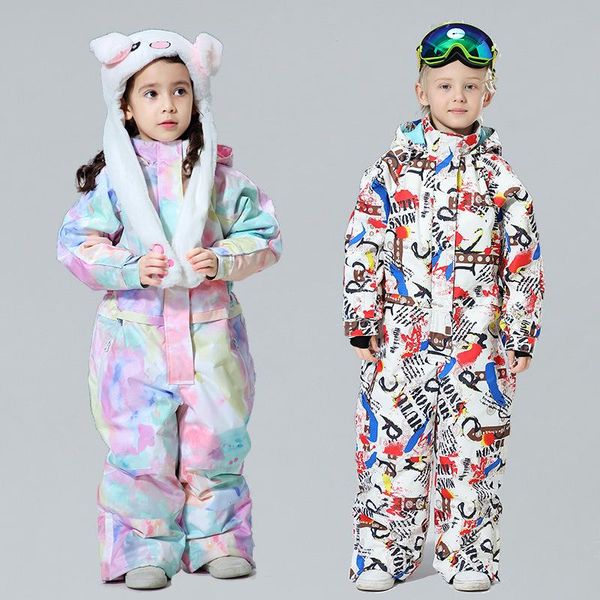 

baby siamese children's ski suit suit boys and girls warm ski equipment
