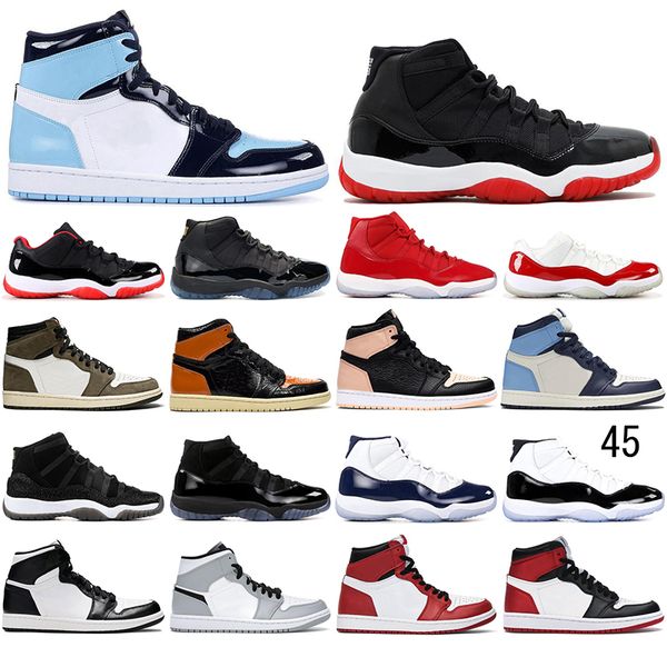 

новое прибытие jumpman high og 1 1s twist black white unc tie-dye mens баскетбольные обувь 11 11s concord combed wmns женщины кроссовки трен