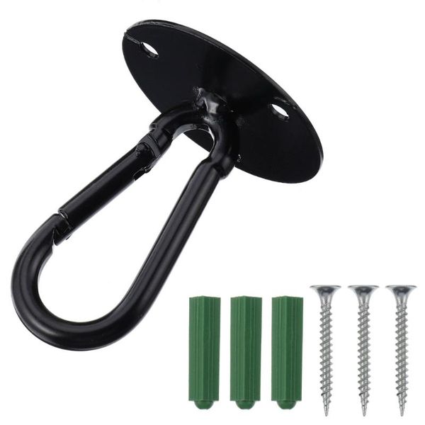 

hooks & rails 1pc three holes ceiling hook sturdy iron lantern hanger for home