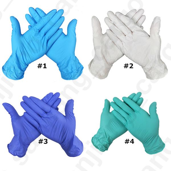 

latex a disposable gloves work grade without nitrile powder rubber anti-skid anti-acid protective gloves household cleaning gloves d31601