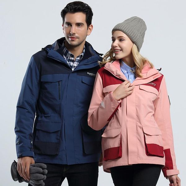 Skijacken Winter Outdoor Wandern Herren Skijacke Damen Sport Bergsteigen Snowboard Mantel Wasserdicht Dick Warm Winddicht