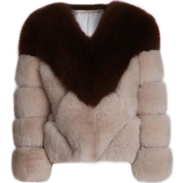 

natural ladies real jacket women genuine fur coat, Black