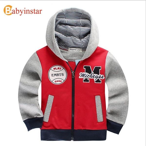 

babyinstar spring autumn children's coat patchwork casual hoodies boys sport sweatshirts new fashion style kids jacket coat 201126, Blue;gray