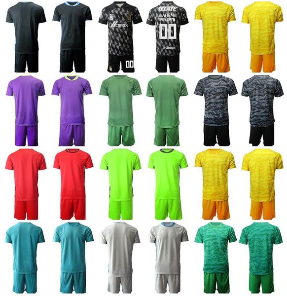 

вратарь футбол mexico club liga mx 1 nahuel guzman tigres uanl вратарь джерси гк устанавливает красный синий серый черный фиолетовый футбол, Black