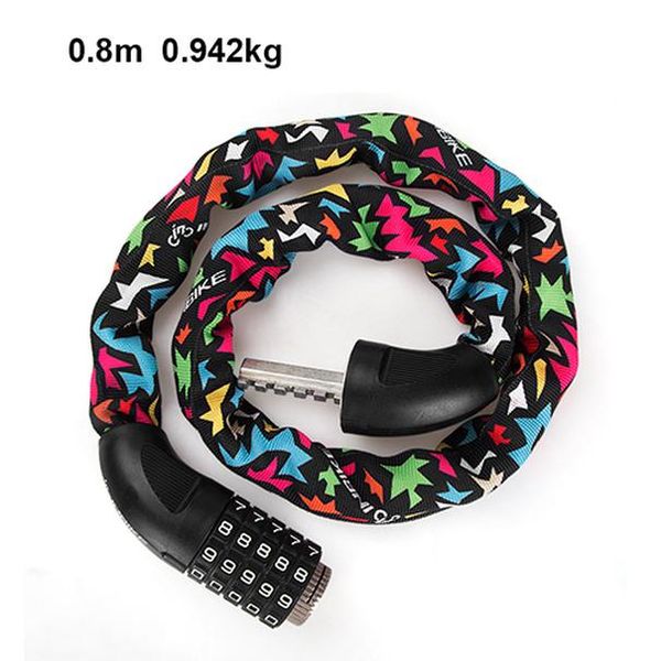 

inbike bike chain lock 5-значный пароль профессиональная профессия велосипед блокировка мтб велосипед мотоцикл скользящий стеклянный замок в
