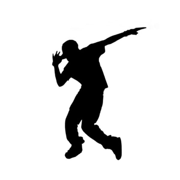 

10.1* 14.3 fashion aerobic exercise breakdance car modelling sticker accessories vinyl c16-2204